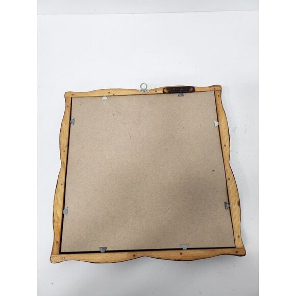 VINTAGE Bald Eagle Wall Art Plaque Wood 3D Mirrored Framed Hanging Handcrafted - Picture 6 of 9